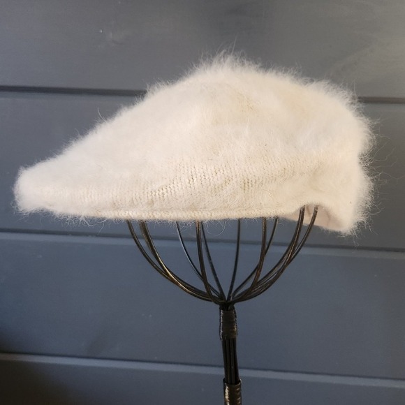 Vintage White Ladies Flat Cap - Picture 1 of 8